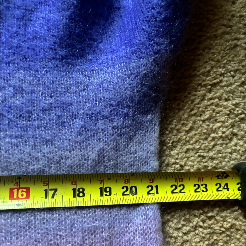 ISABEL MARANT Sweater 34 Etoile Drussell Super Kid Mohair Wool Ombre Sunset - Picture 6 of 8